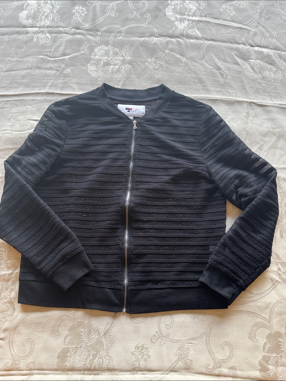 Temt Black Bomber Jacket L